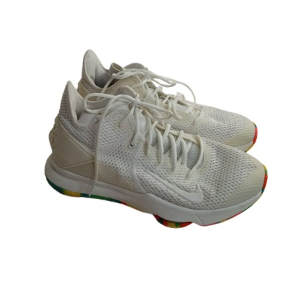 Nike Mens Lebron Witness Iv In White Multi Camo 8.5